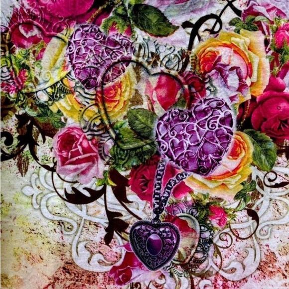 Affliction Multicolor Floral Women's Blouse - Picture 6 of 6